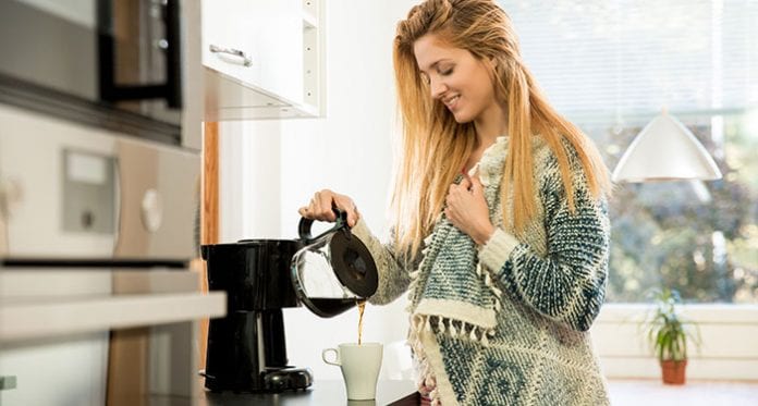 Making coffee at home