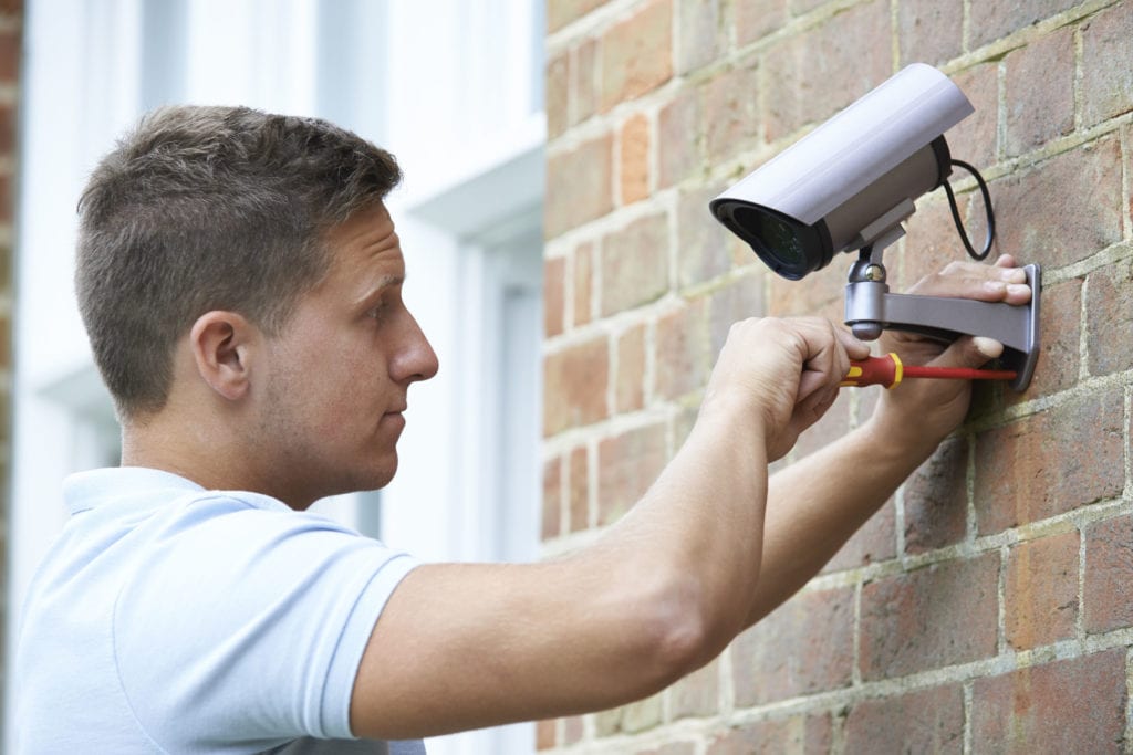 Installing extra cameras to prevent theft in your home.
