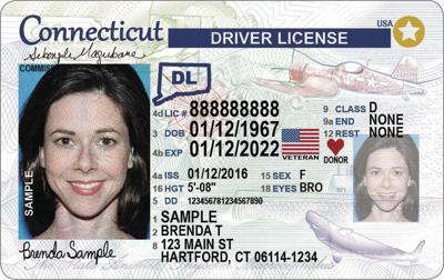 Image of a sample Connecticut drivers license