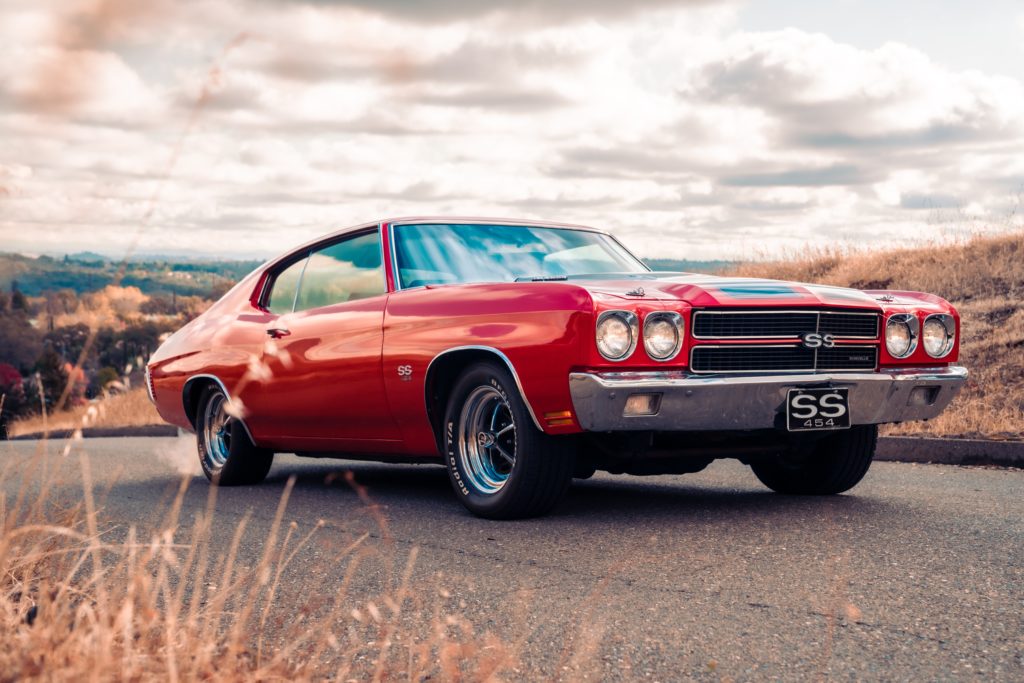 red chevy camero